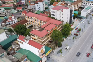 Trụ sở cũ Tòa án nhân dân tỉnh Nghệ An nằm trên đường Nguyễn Thị Minh Khai. (Ảnh: Phạm Tâm)