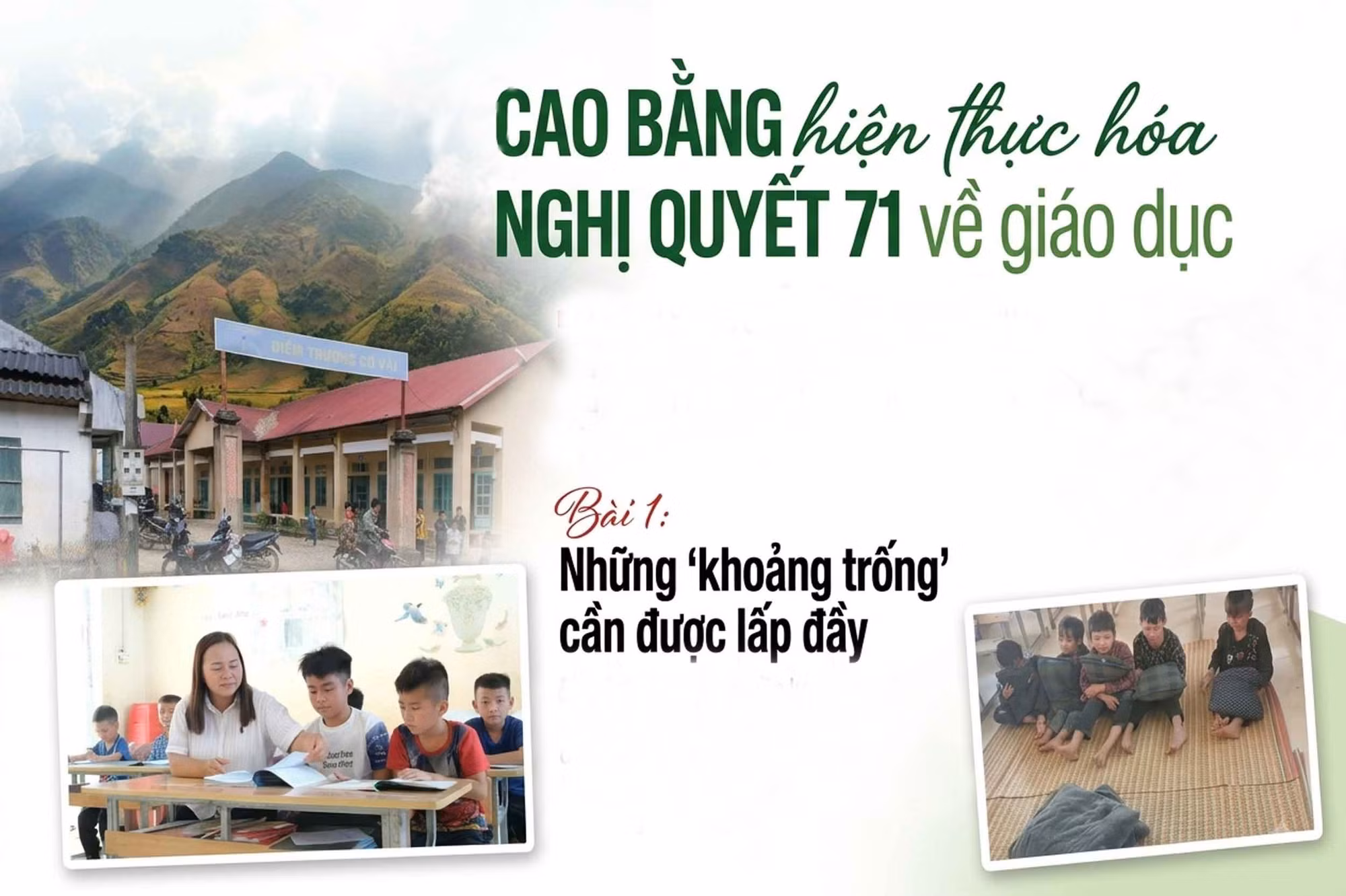 Bài 1: Những ‘khoảng trống’ cần được lấp đầy