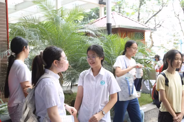 Thí sinh Hà Nội trong Kỳ thi vào lớp 10 năm 2026. Ảnh: Đăng Chung.