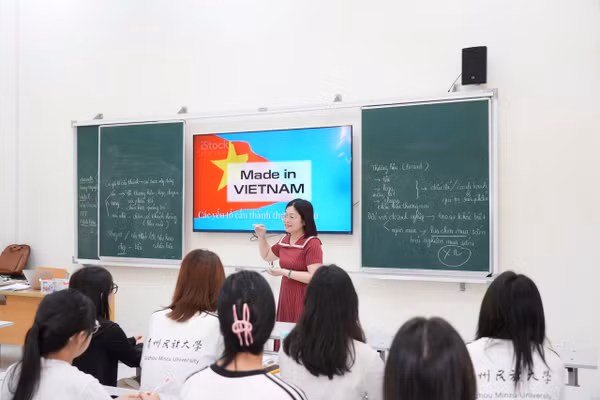 Giờ học tại Trường ĐH Sư phạm - ĐH Đà Nẵng.