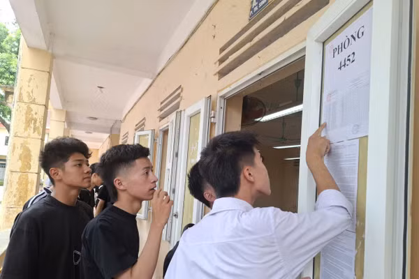 Thí sinh dự thi tốt nghiệp THPT.
