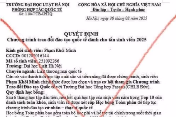 Bộ GD&ĐT cảnh báo thông tin giả về học bổng, tài trợ du học