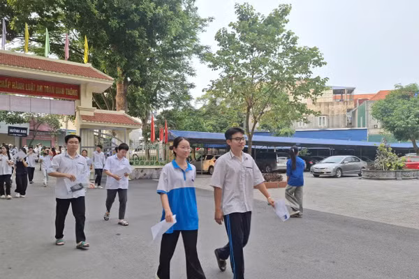 Thí sinh thi tốt nghiệp THPT năm 2026. Ảnh: Hiếu Nguyễn.