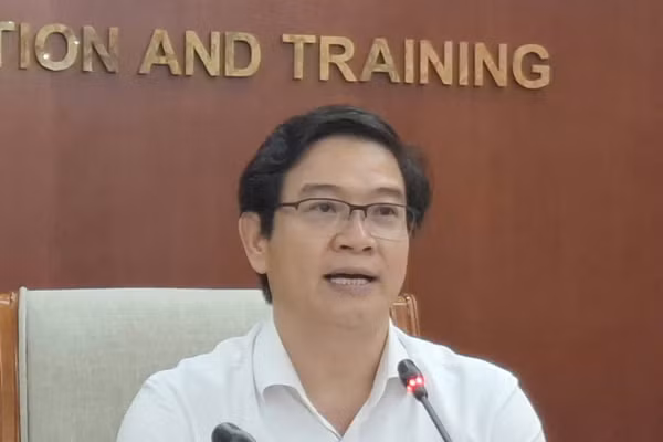 Ông Thái Văn Tài, Vụ trưởng Vụ Giáo dục Phổ thông.
