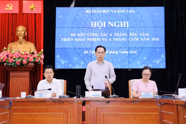 Bộ trưởng Hoàng Minh Sơn chủ trì Hội nghị. Ảnh: Nguyễn Mạnh.