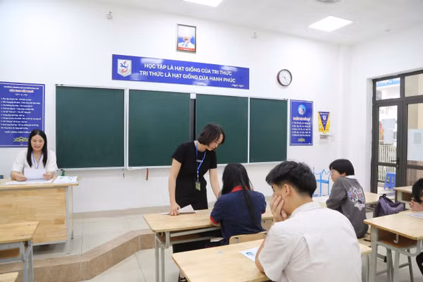 Kỳ thi vào lớp 10 Hà Nội năm 2026. Ảnh: Đăng Chung.