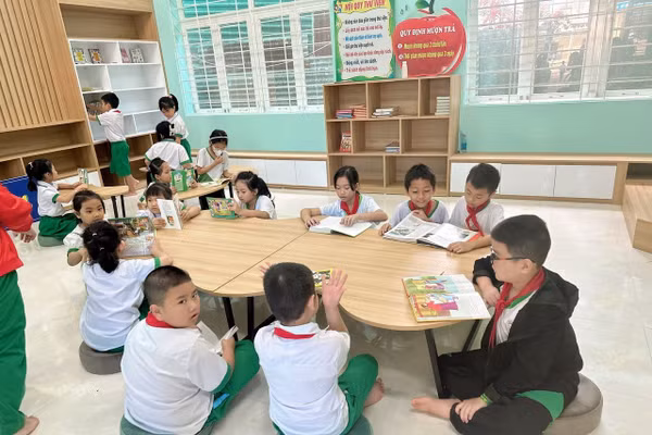 Học sinh Trường Tiểu học Võ Thị Sáu (phường Buôn Ma Thuột, Đắk Lắk).