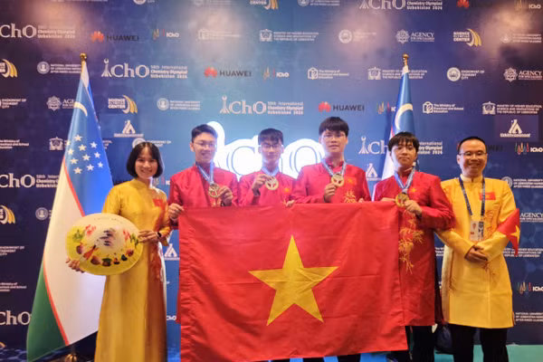 Đội tuyển quốc gia Việt Nam dự thi Olympic Hóa học quốc tế 2026.