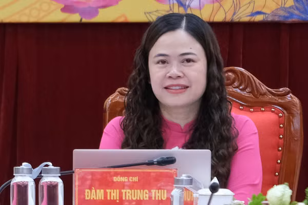 Bà Đàm Thị Trung Thu - tân Giám đốc Sở Giáo dục và Đào tạo tỉnh Cao Bằng.
