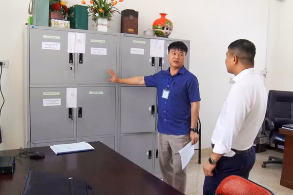 Công tác chuẩn bị tại Điểm thi THPT Bảo Lạc đã sẵn sàng.