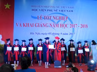 Học viện Phụ nữ Việt nam tổ chức lễ tốt nghiệp và khai giảng năm học 2017 - 2018 ảnh 4