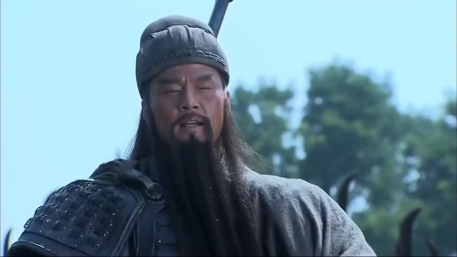 Tạo hình Quan Vũ trong phim Tam quốc diễn nghĩa 2010.