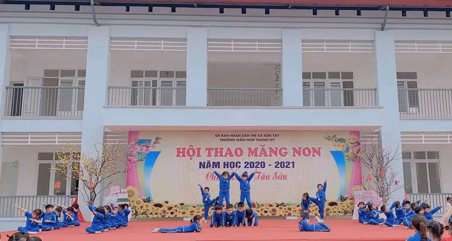 Hội thao măng non năm học 2020-2021