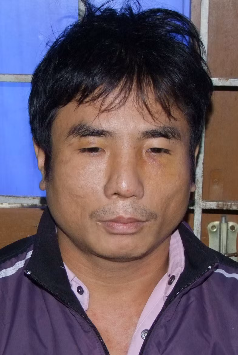 Đối tượng Nguyễn Cao Cường tại Cơ quan điều tra Đối tượng Nguyễn Cao Cường tại Cơ quan điều tra