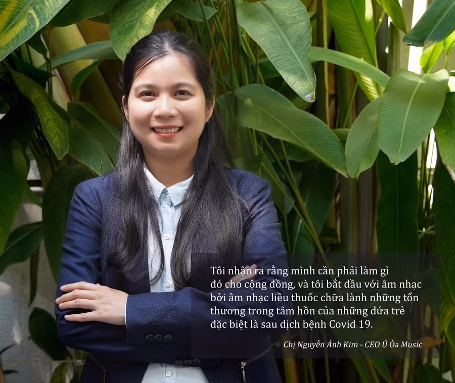 Chị Nguyễn Ánh Kim – CEO Ú Òa Music