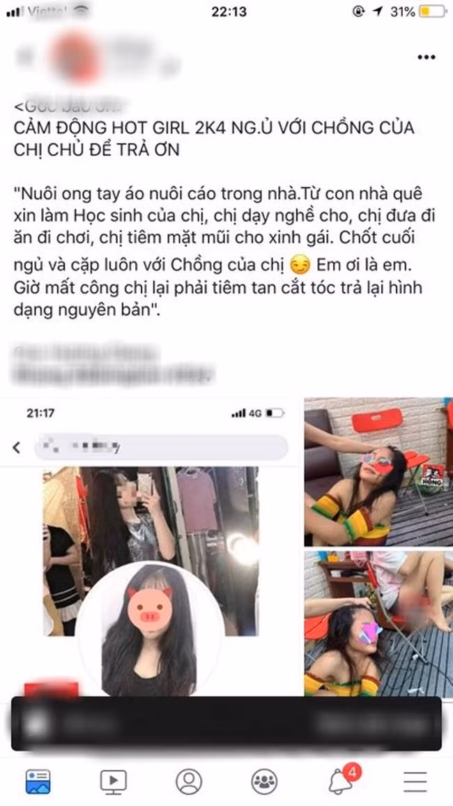 Xôn xao hình ảnh thiếu nữ 15 tuổi bị đánh ghen dã man, cắt trụi tóc do ngoại tình với chồng sếp-1