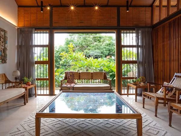 Mẫu nhà cấp 4 tuyệt đẹp thoáng và rộng như resort ảnh 4 mau nha cap 4 tuyet dep thoang va rong nhu resort - 5
