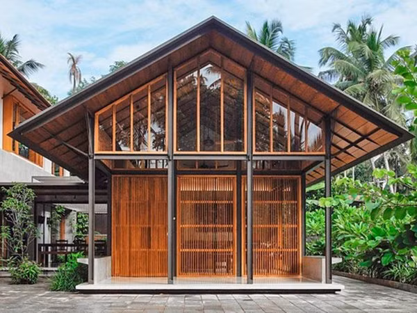 Mẫu nhà cấp 4 tuyệt đẹp thoáng và rộng như resort ảnh 1 mau nha cap 4 tuyet dep thoang va rong nhu resort - 1