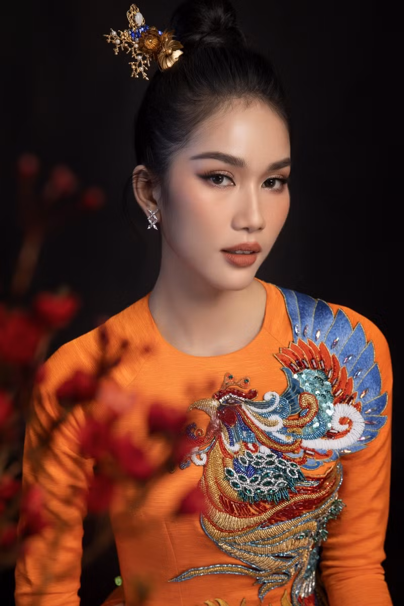 Top 3 Hoa Hậu Việt Nam 2020 hoá thân thành giai nhân xưa trong bộ ảnh Tết ảnh 5