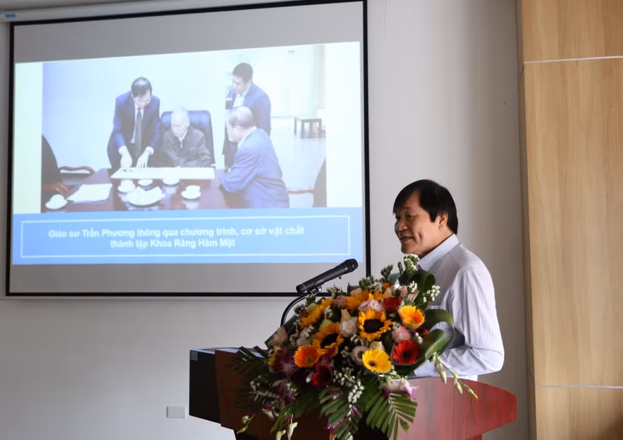 PGS.TS Phạm Dương Châu, Phó Hiệu trưởng kiêm Chủ nhiệm Khoa Răng – Hàm - Mặt giới thiệu về Khoa.