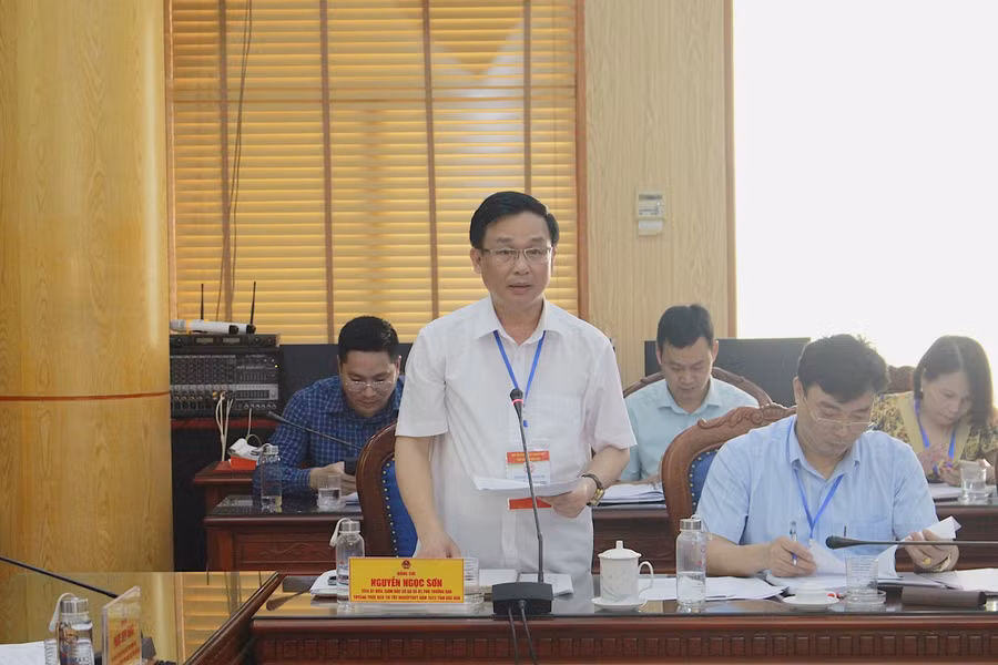 Ông Nguyễn Ngọc Sơn, Giám đốc Sở GD&ĐT tỉnh Bắc Kạn. Ông Nguyễn Ngọc Sơn, Giám đốc Sở GD&ĐT tỉnh Bắc Kạn.