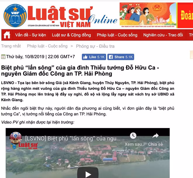 Dua tin sai ve biet phu cua tuong cong an, tap chi bi phat 50 trieu hinh anh 1 