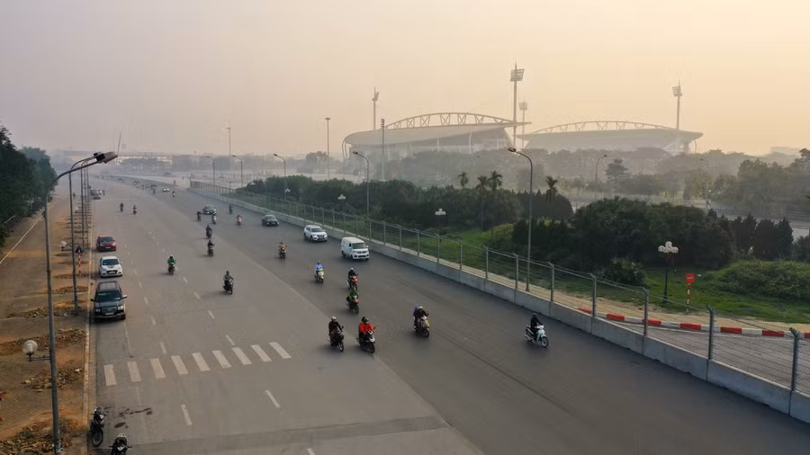 Đường đua F1 Hà Nội một tháng trước khi bàn giao