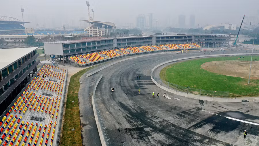 Đường đua F1 Hà Nội một tháng trước khi bàn giao