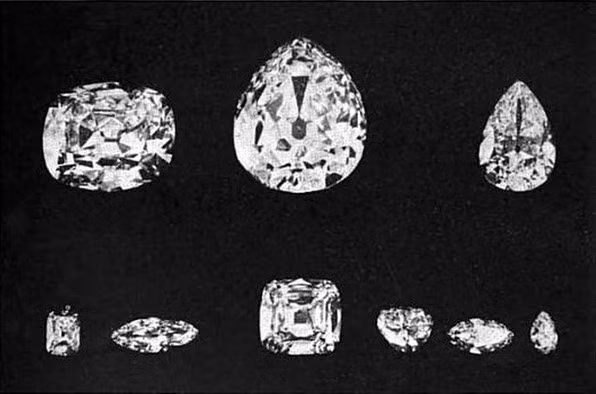 Cullinan được chế tác thành 9 viên kim cương chính.