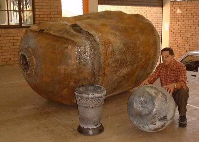 Những vật thể hình cầu từng rơi xuống Trái Đất