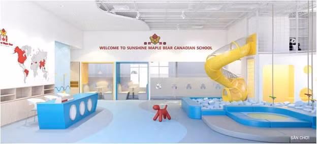 Khi Sunshine Maple Bear tại Sunshine Riverside chính thức đi vào hoạt động, Hà Nội sẽ có thêm một trường mầm non cao cấp theo tiêu chuẩn 5 sao tại khu vực quận Tây Hồ. 