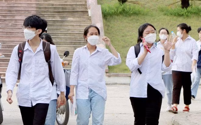 Thí sinh ra về