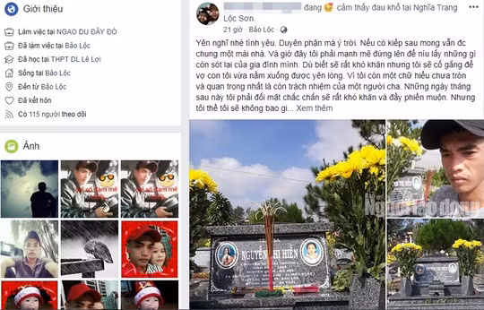 Sau khi an táng vợ chết bất thường tại Trung tâm GDTX Lâm Đồng, chồng chết dưới hồ
