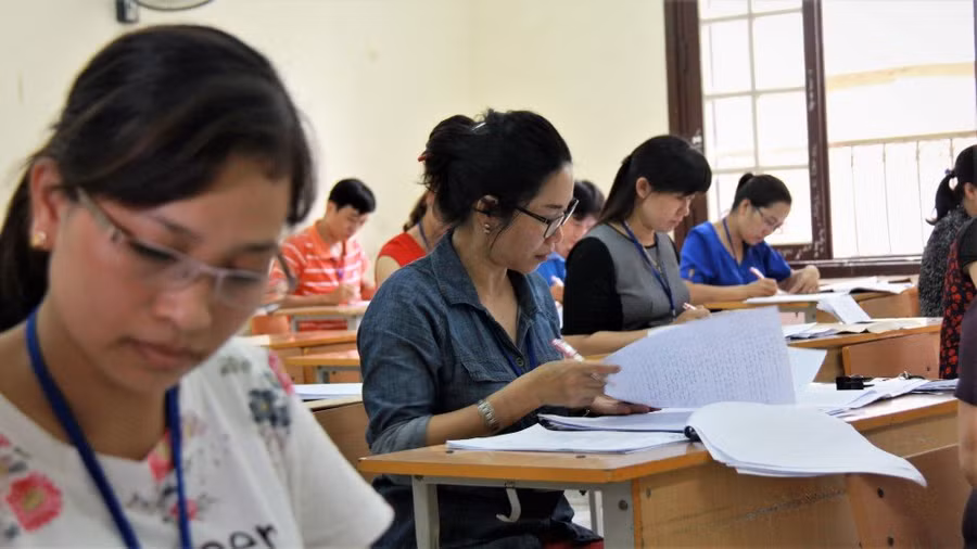 thi thpt quốc gia 2017, thi thpt quốc gia, tuyển sinh đại học 2017, chấm thi, phổ điểm