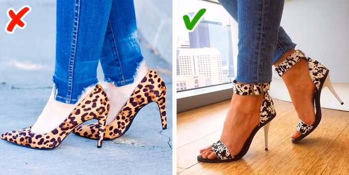 Chọn giày như vậy bảo sao không thể sang chảnh được