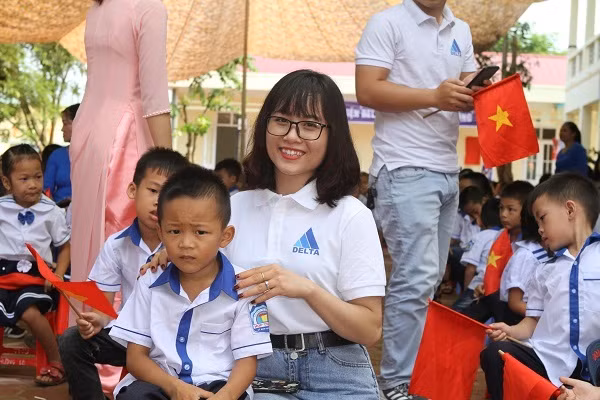Tập đoàn DELTA Group tặng lớp học mới cho học sinh nhân ngày lễ khai giảng