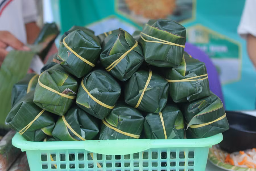 Sản phẩm nem chua Thiên Ân đến từ huyện Thiệu Hóa (Thanh Hóa). Ảnh: LT. Sản phẩm nem chua Thiên Ân đến từ huyện Thiệu Hóa (Thanh Hóa). Ảnh: LT.