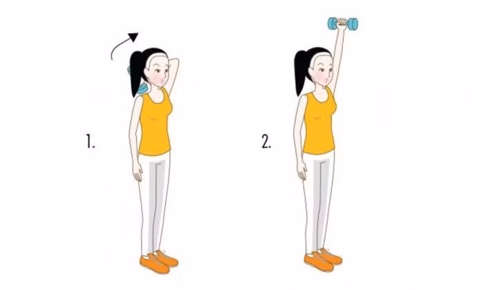 4 động tác đơn giản giúp biến tay bắp chuối thành thon dài 