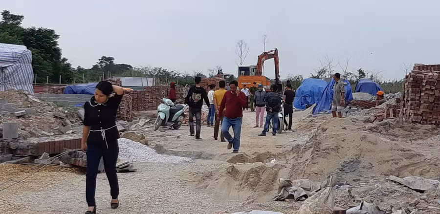 Nơi đây là điểm nóng về lấn chiếm