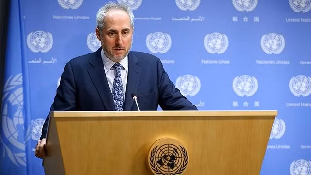 Phát ngôn viên Stephane Dujarric của Tổng thư ký LHQ Antonio Guterres.