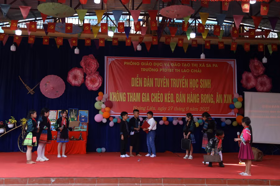 Một tiểu phẩm do học sinh thực hiện