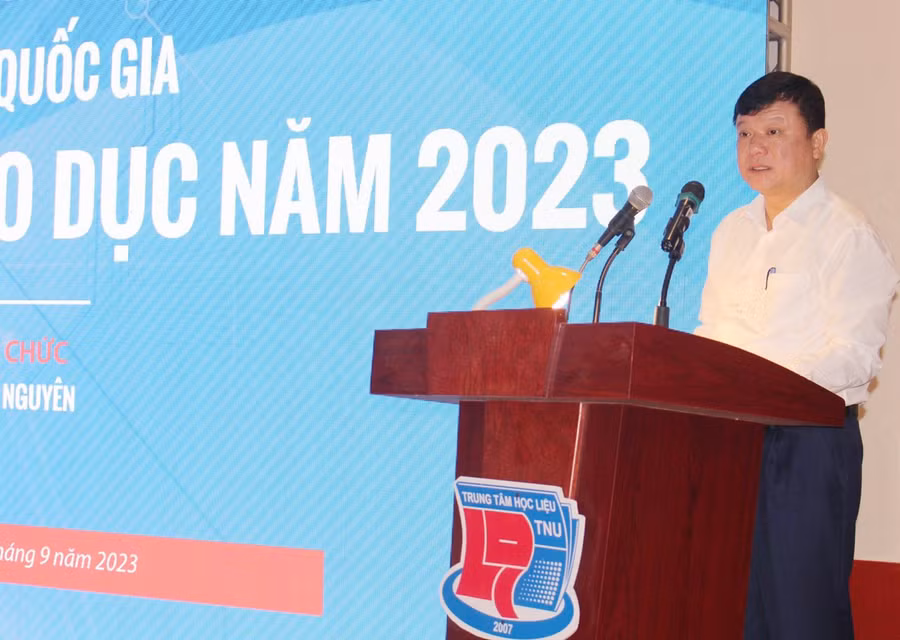 PGS.TS Hoàng Văn Hùng, Giám đốc Đại học Thái Nguyên.
