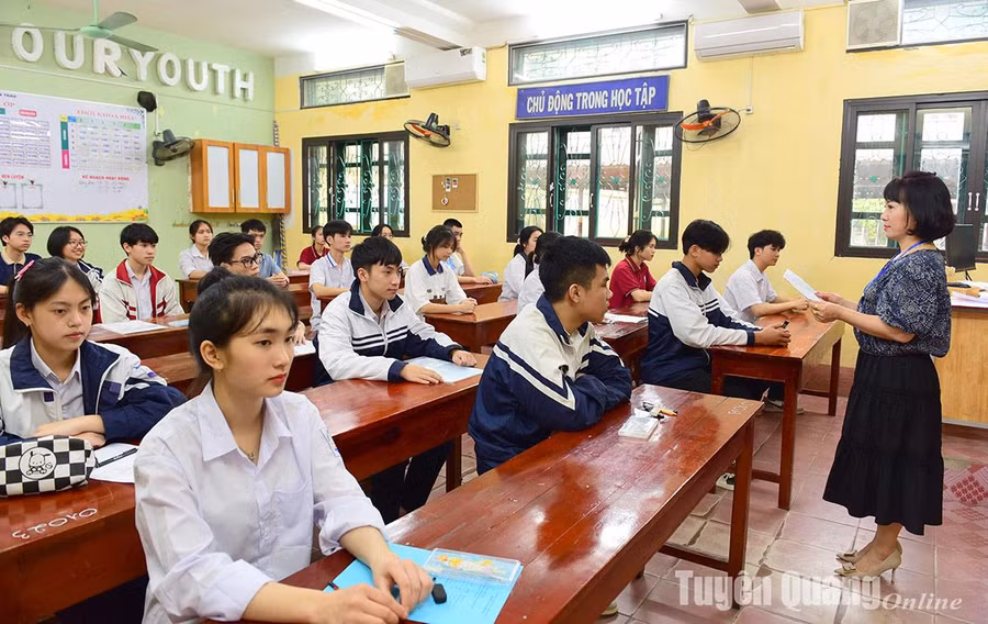 Tuyên Quang công bố 497 thí sinh đoạt giải tại Kỳ thi chọn học sinh giỏi lớp 11 (Ảnh: Báo Tuyên Quang).