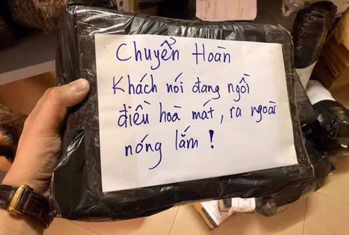Vậy người giao hàng chạy ngoài đường nắng nóng thì sao?