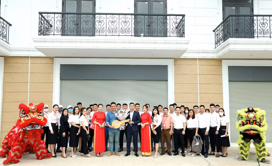 Dự án TNR Stars Thái Hòa bàn giao Shophouse cho khách hàng.