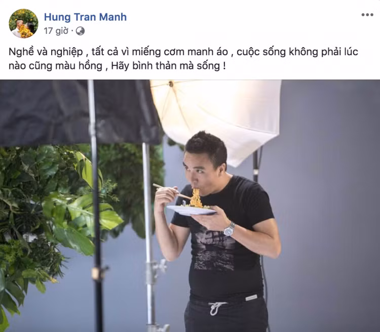 Hành động đáp trả của Mạnh Hùng.