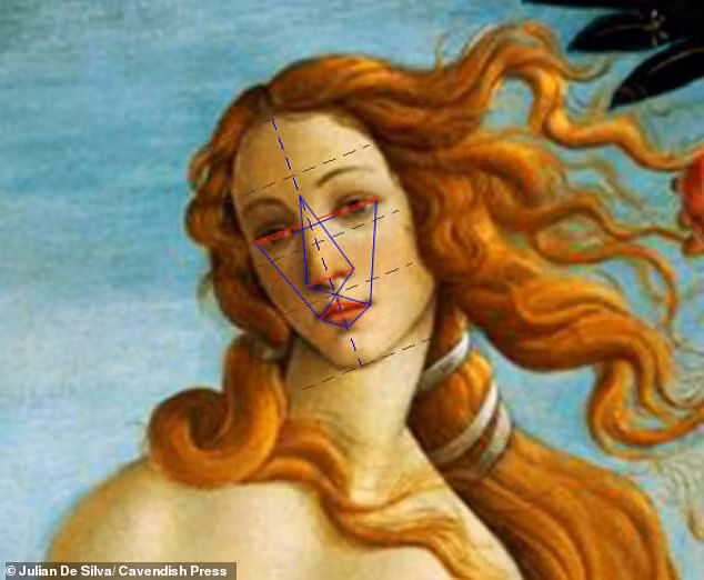  Gương mặt của thần Vệ Nữ trong tranh của Botticelli có tỉ lệ hoàn hảo lên tới 89%. 