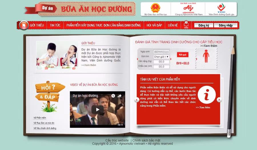 Dự án được cung cấp hoàn toàn miễn phí tại website http://buaanhocduong.com.vn/