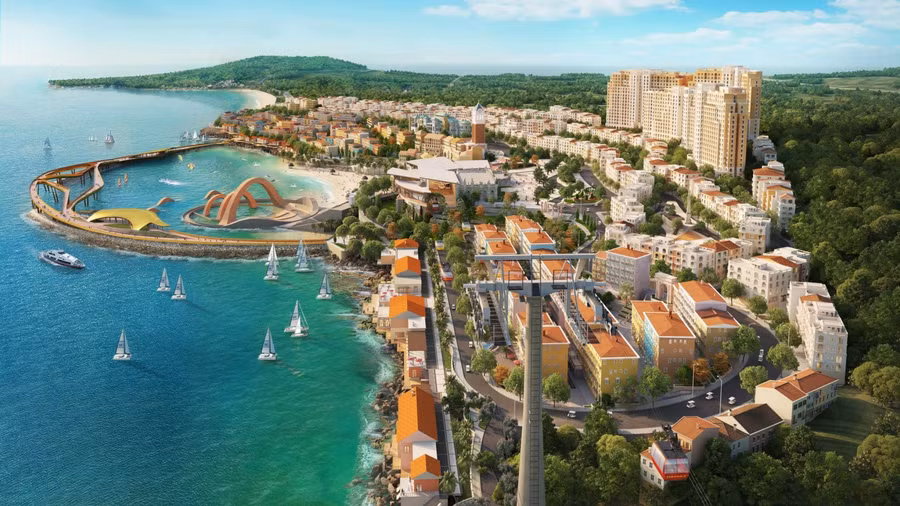 The Sea hưởng lợi từ chuỗi tiện ích đặc sắc của thị trấn Địa Trung Hải