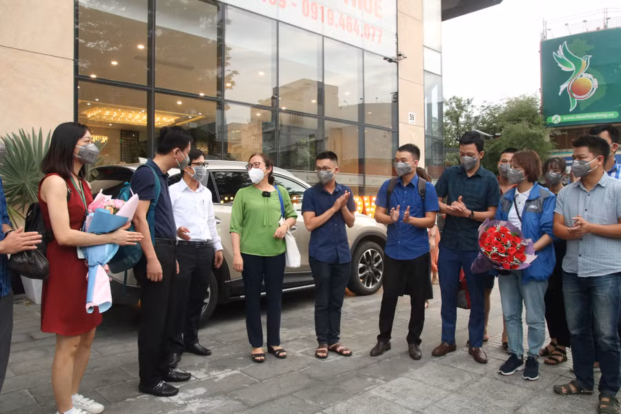 Đoàn y bác sĩ tỉnh Nghệ An đã có mặt tại Đà Nẵng.
